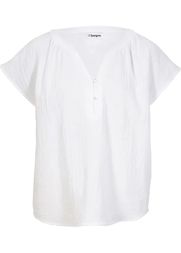 Blouse en gaze 100% coton, bonprix