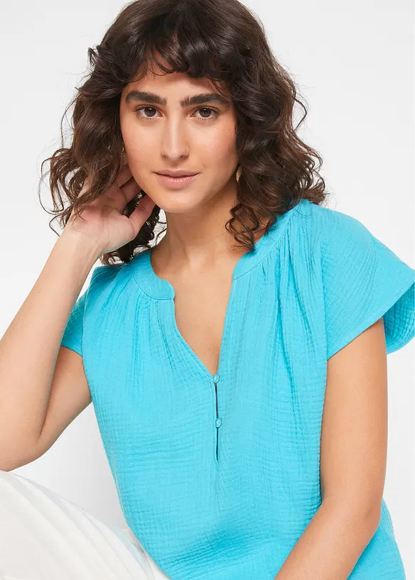 Blouse en gaze 100% coton, bonprix