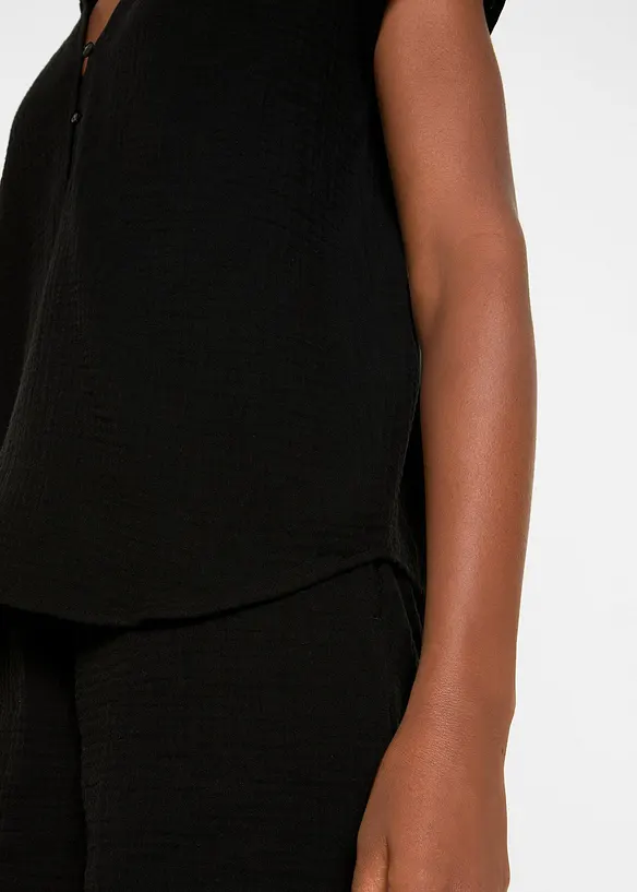 Blouse en gaze 100% coton, bonprix