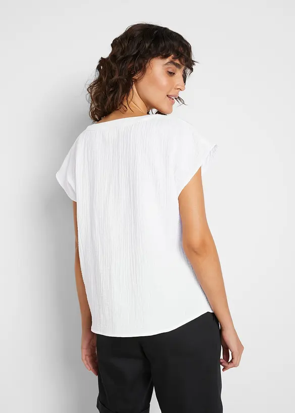 Blouse en gaze 100% coton, bonprix