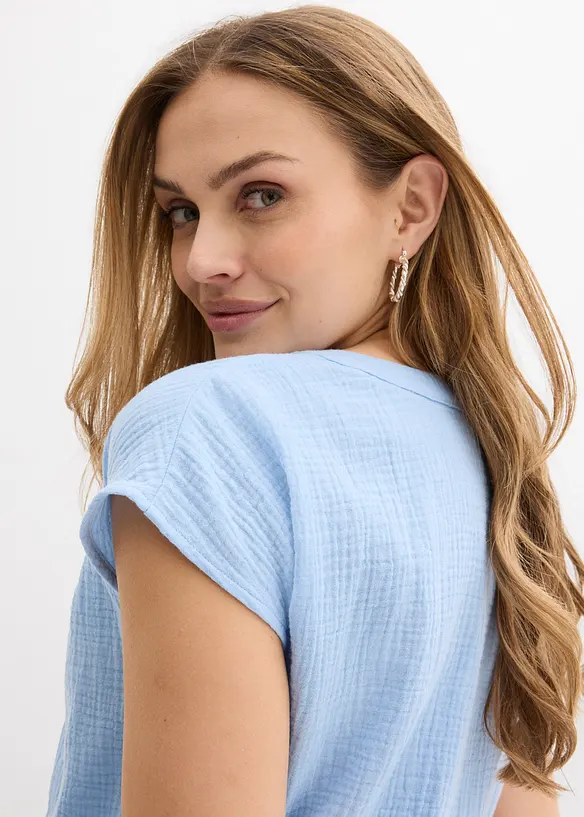 Blouse en gaze 100% coton, bonprix