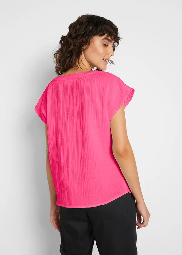 Blouse en gaze 100% coton, bonprix