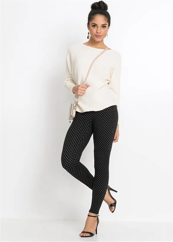 Pull oversize c&ocirc;tel&eacute;, bonprix