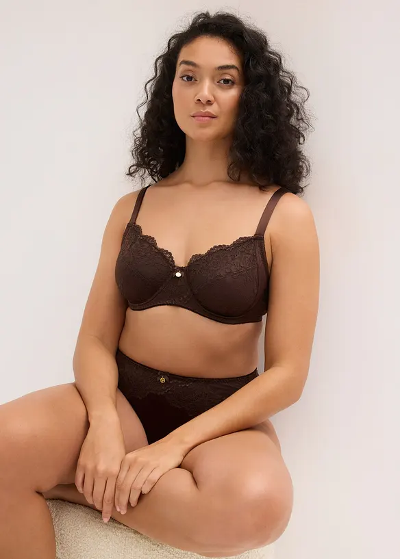 Soutien-gorge &agrave; armatures, d&eacute;tails brillants, bonprix