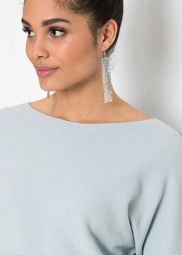 Pull oversize c&ocirc;tel&eacute;, bonprix