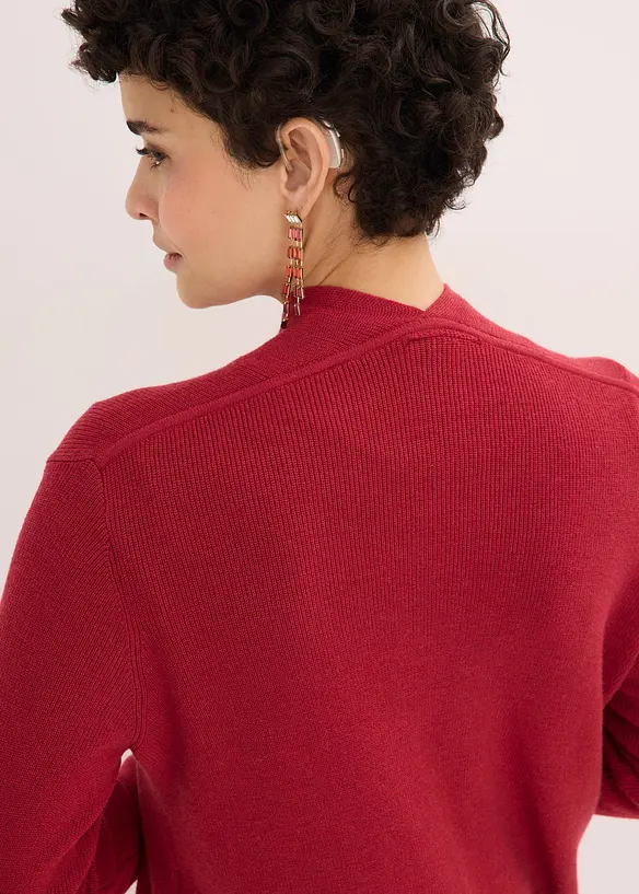 Gilet long en maille, bonprix