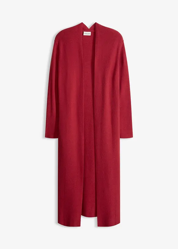 Gilet long en maille, bonprix