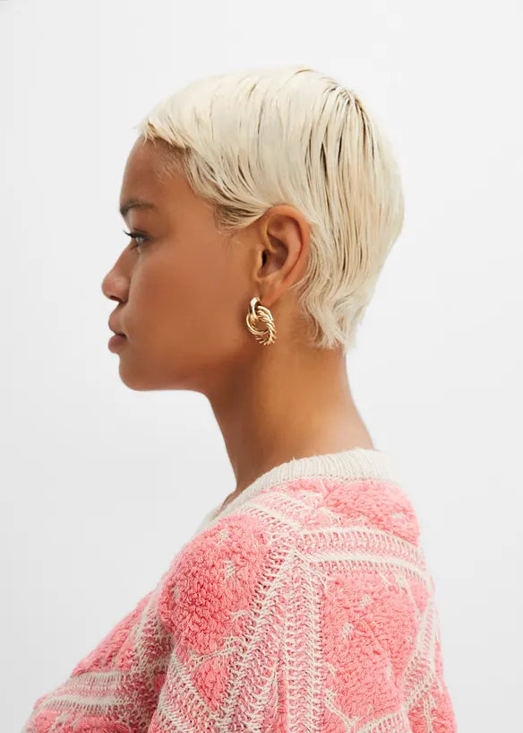 Pull en maille boxy, bonprix