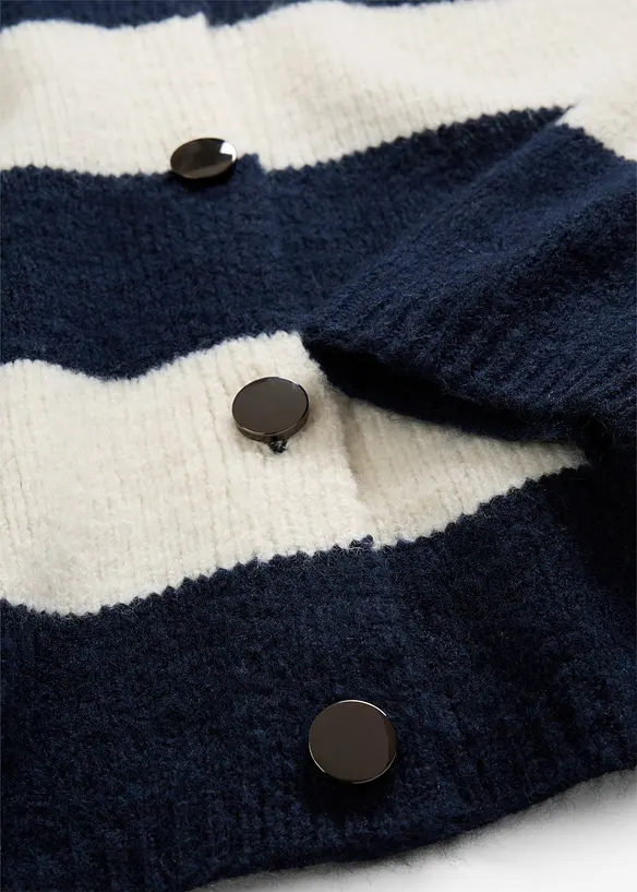 Gilet court en fine maille, bonprix