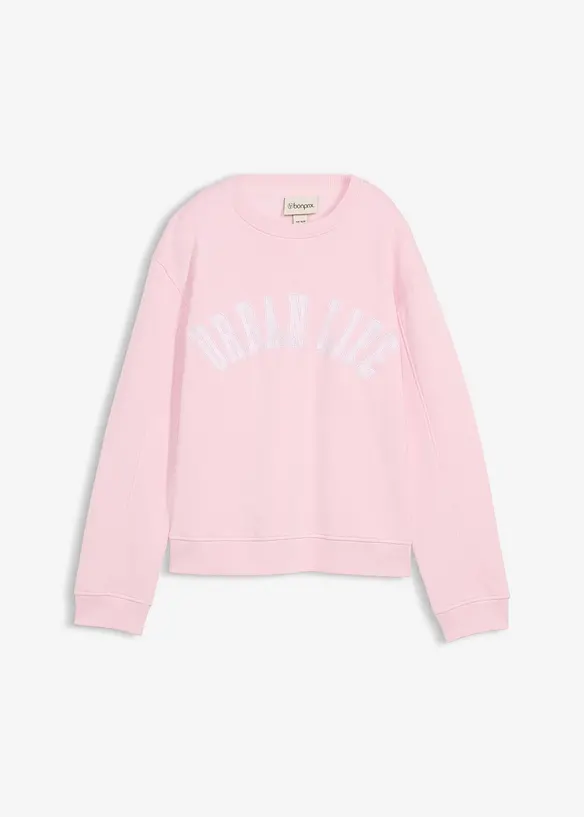 Sweat oversize 100% coton, bonprix