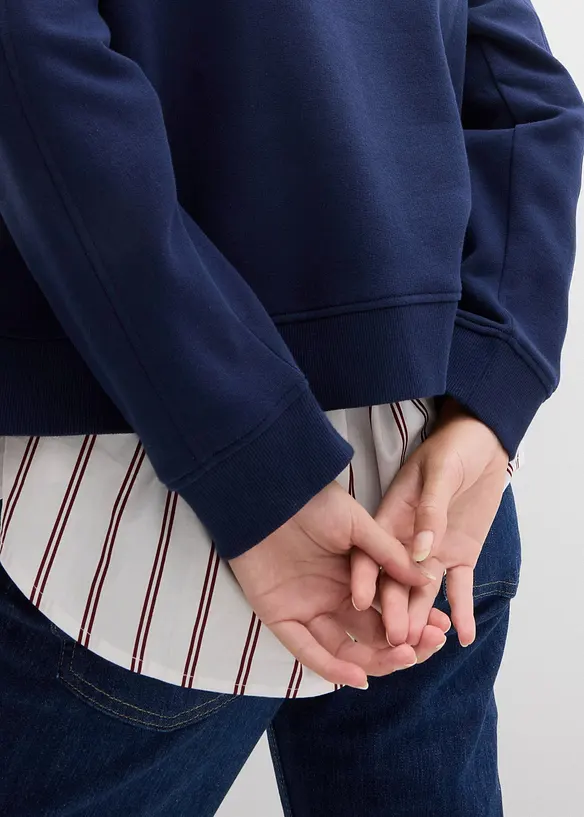 Sweat oversize 100% coton, bonprix