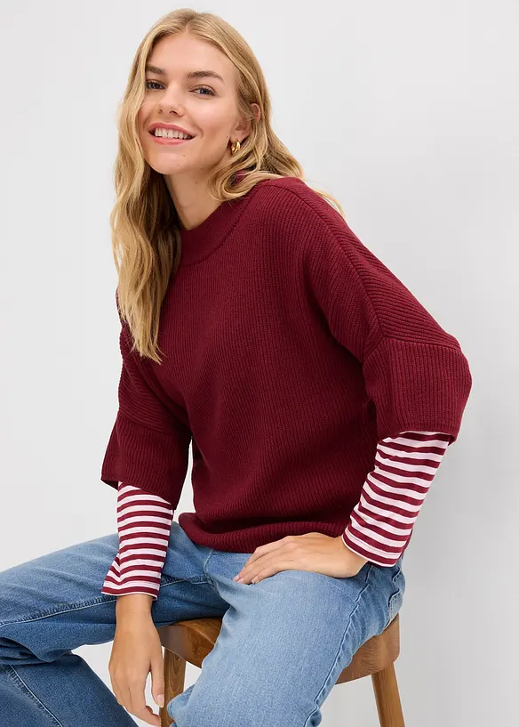 Pull boxy et doux, bonprix