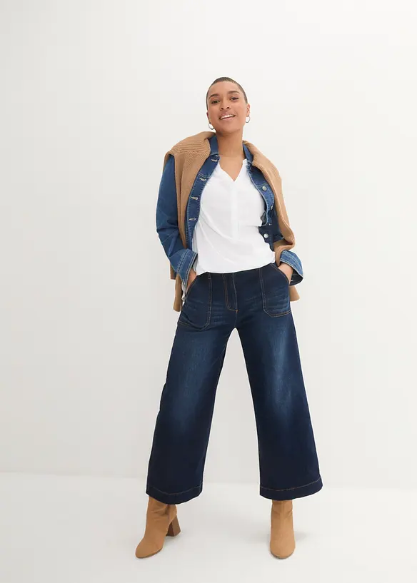 Blouse douce en viscose, bonprix