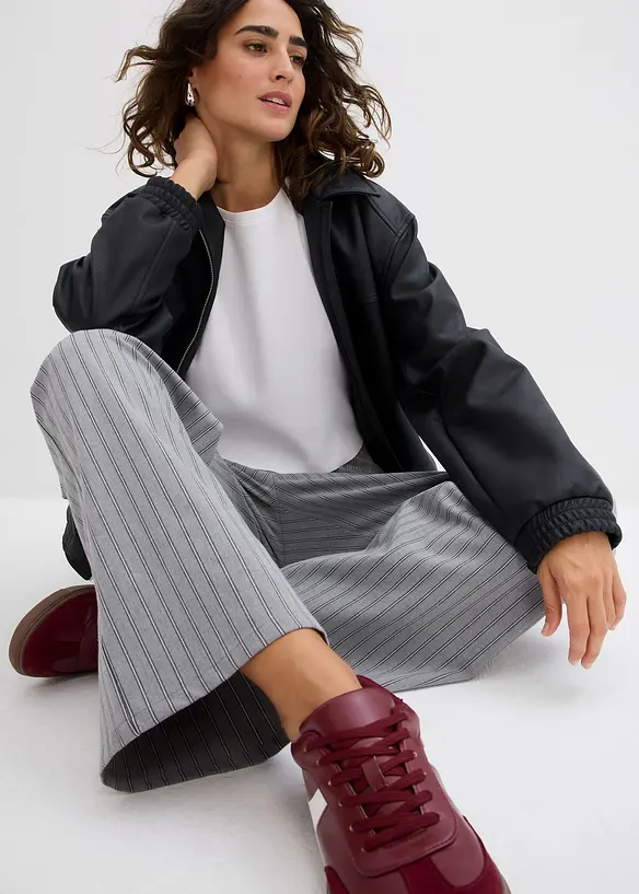 Pantalon fluide &agrave; taille &eacute;lastiqu&eacute;e, bonprix