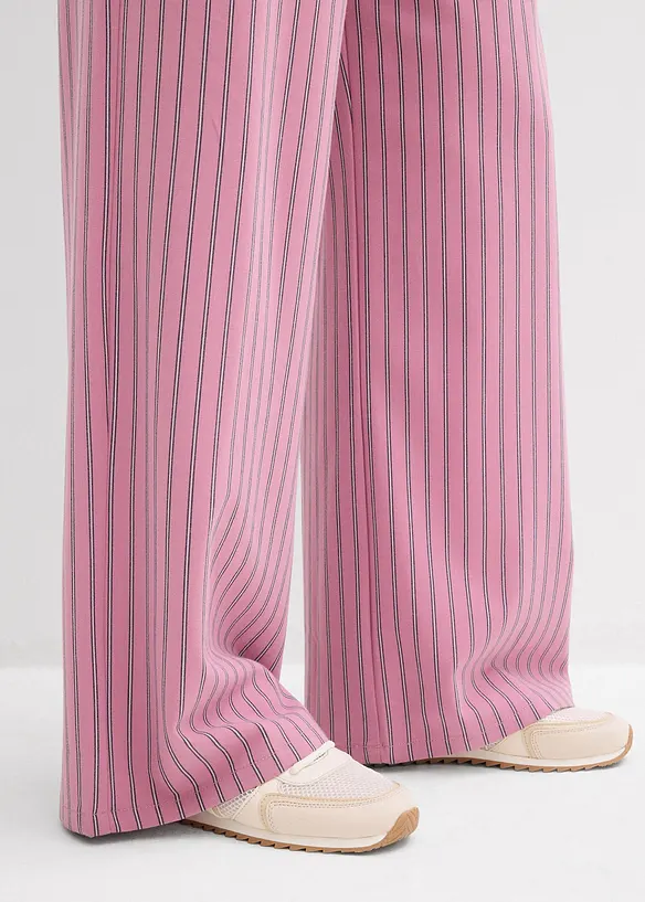 Pantalon fluide &agrave; taille &eacute;lastiqu&eacute;e, bonprix