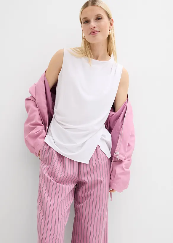 Pantalon fluide &agrave; taille &eacute;lastiqu&eacute;e, bonprix