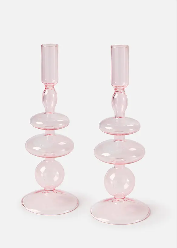 Lot de 2&nbsp;bougeoirs, bonprix