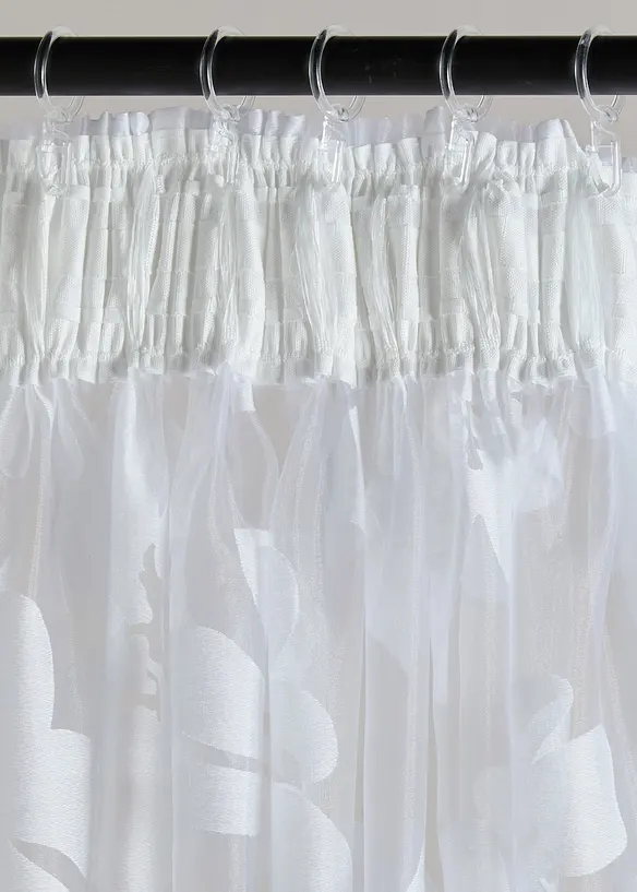 Voilage en d&eacute;vor&eacute; (1 pce), bonprix