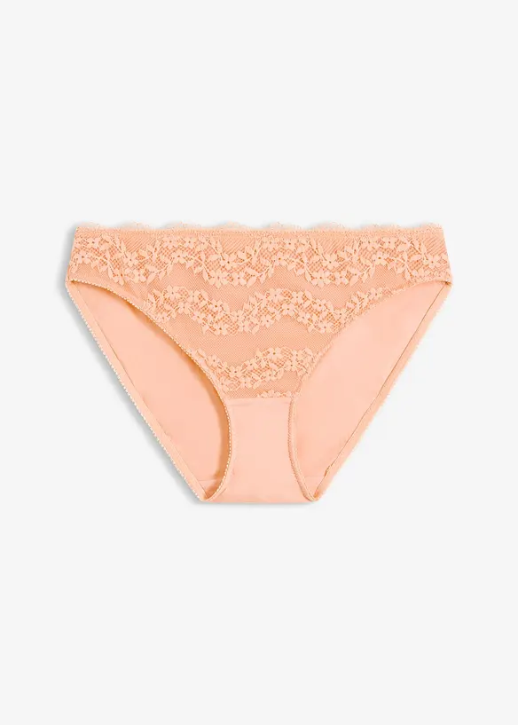 Slip en coton doux et dentelle, bonprix