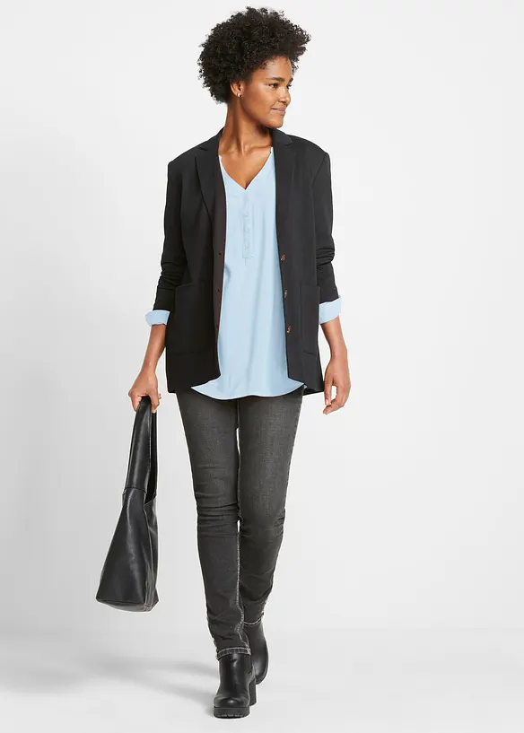 Blouse douce en viscose, bonprix