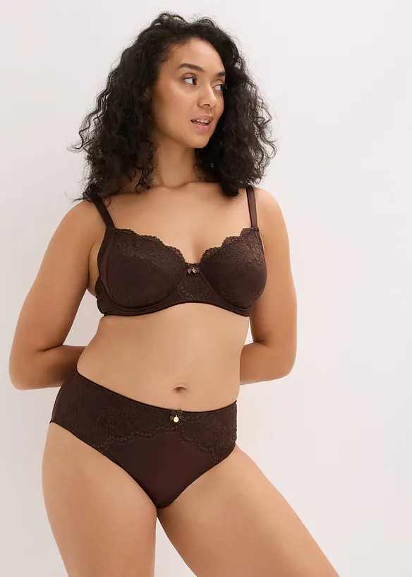 Slip maxi &agrave; d&eacute;tails brillants, bonprix