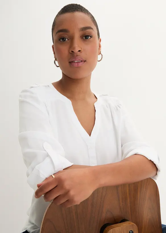 Blouse douce en viscose, bonprix