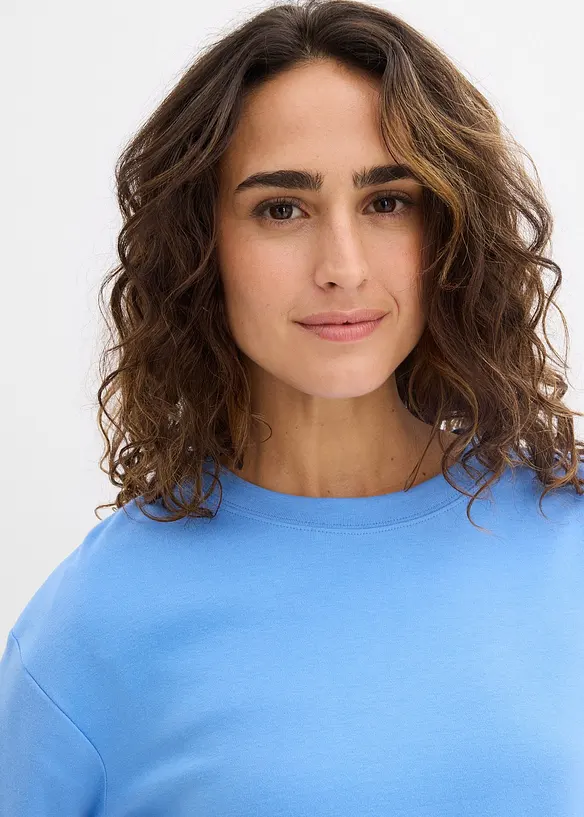 T-shirt manches longues 100% coton &eacute;pais, bonprix