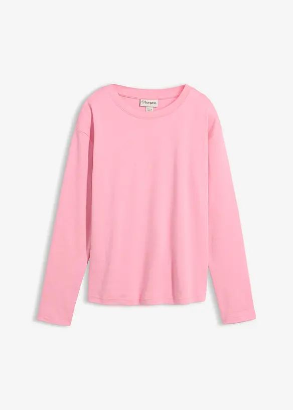 T-shirt manches longues 100% coton &eacute;pais, bonprix