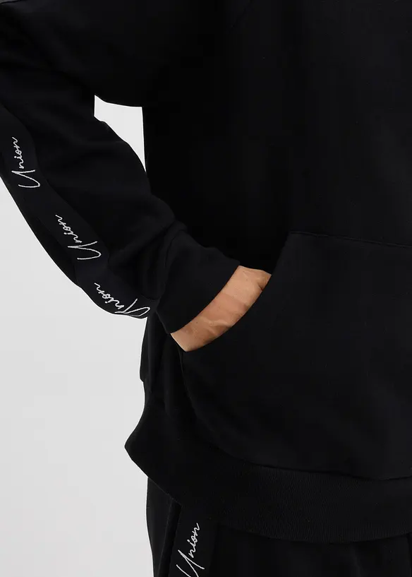 Sweat &agrave; capuche loose 100% coton, bonprix