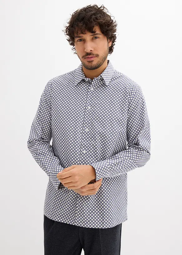 Chemise business 100% coton, moderne, bonprix