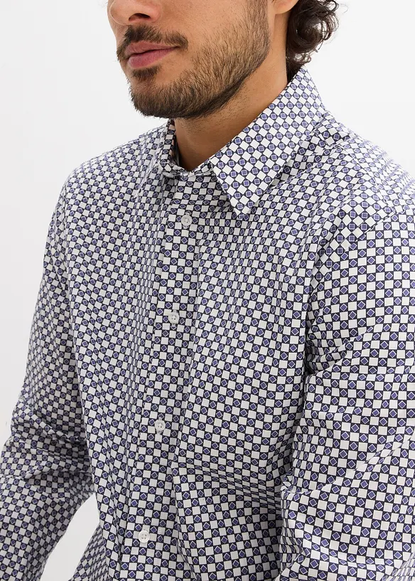 Chemise business 100% coton, moderne, bonprix