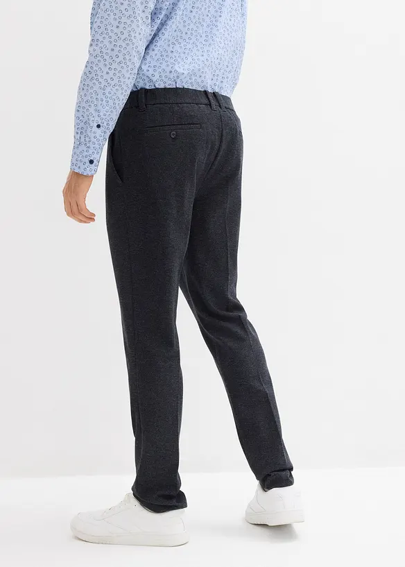 Pantalon regular &agrave; taille &eacute;lastiqu&eacute;e, confortable et extensible, bonprix