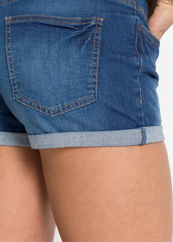Short en jean taille mi-haute, bonprix