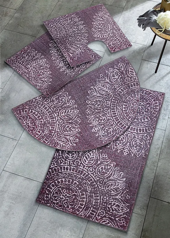 Tapis de bain &agrave; motif ethnique, bonprix