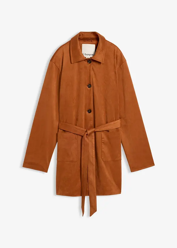 Manteau court avec ceinture, bonprix