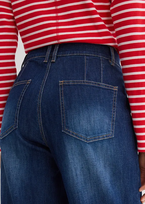 Jean large taille haute, bonprix