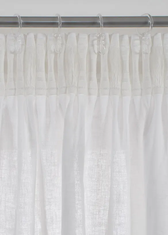 Rideau en lin et coton (1 pce), bonprix