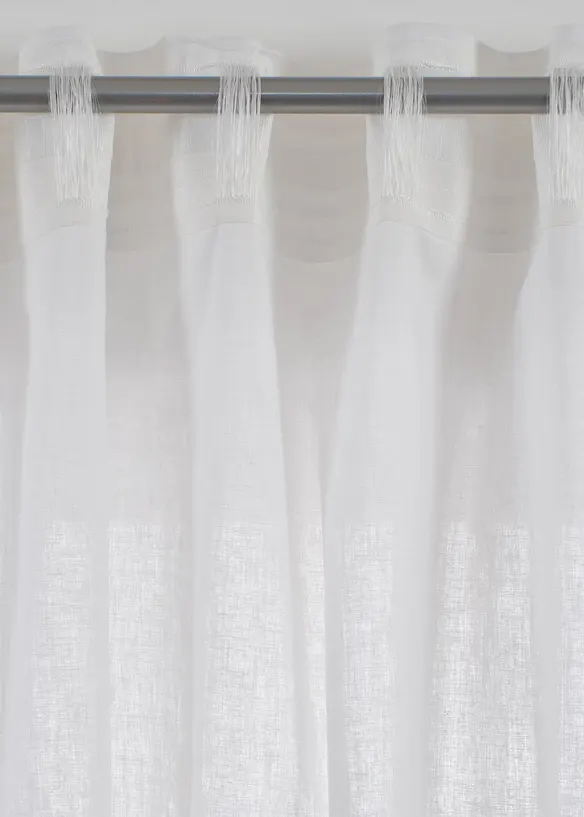 Rideau en lin et coton (1 pce), bonprix