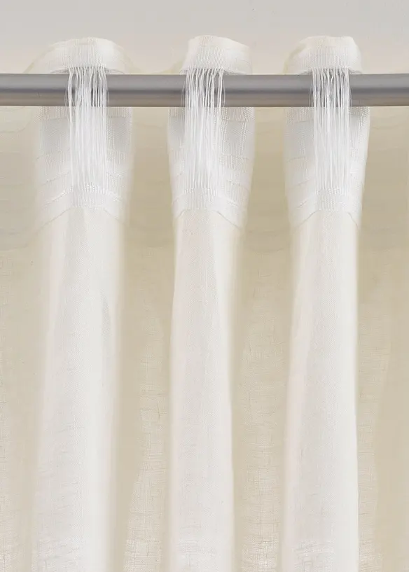 Rideau en lin et coton (1 pce), bonprix