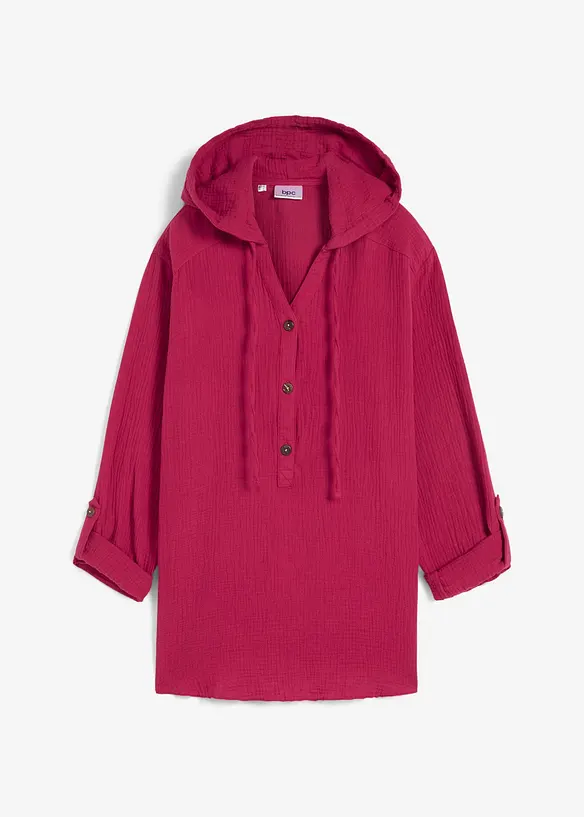 Blouse l&eacute;g&egrave;re en gaze de coton, bonprix