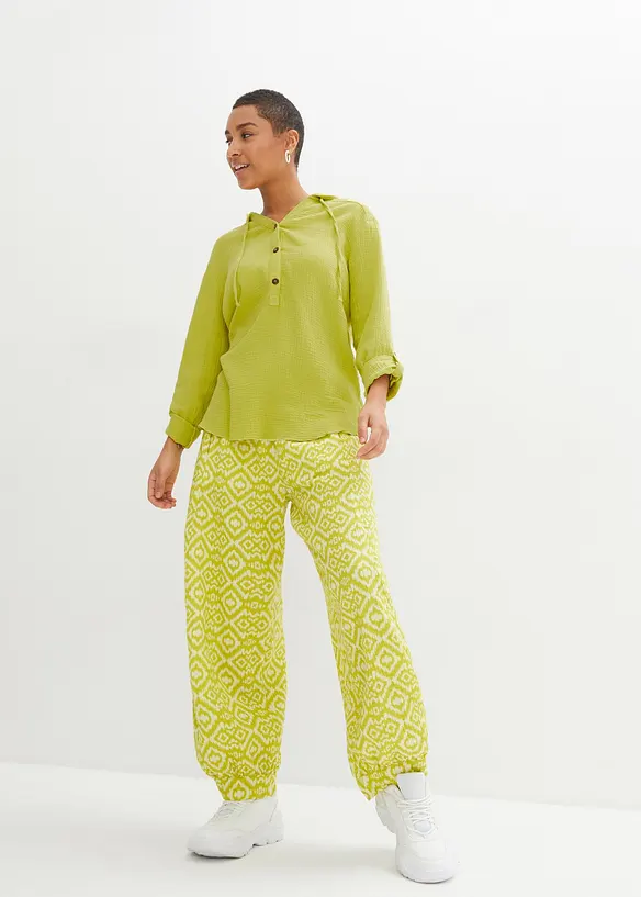 Blouse l&eacute;g&egrave;re en gaze de coton, bonprix