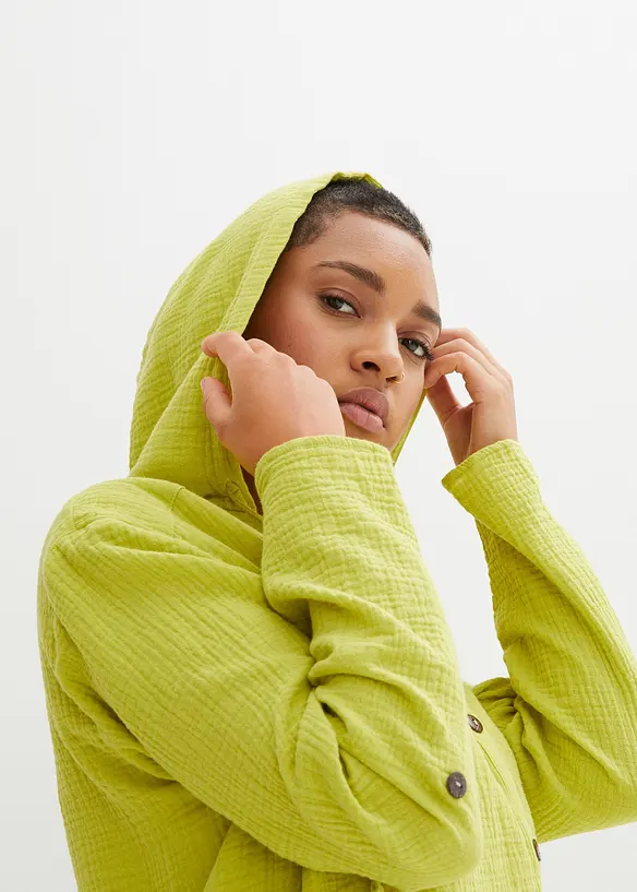 Blouse l&eacute;g&egrave;re en gaze de coton, bonprix