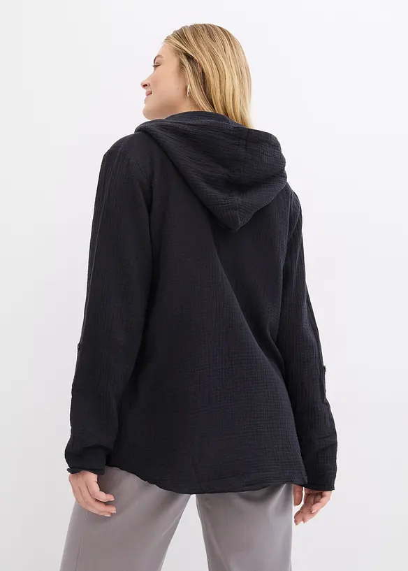 Blouse l&eacute;g&egrave;re en gaze de coton, bonprix