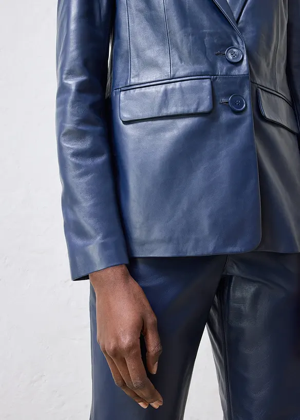 Blazer en cuir d&rsquo;agneau nappa, bonprix