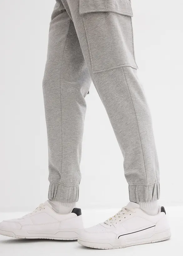 Pantalon de jogging avec poches cargo, loose, bonprix