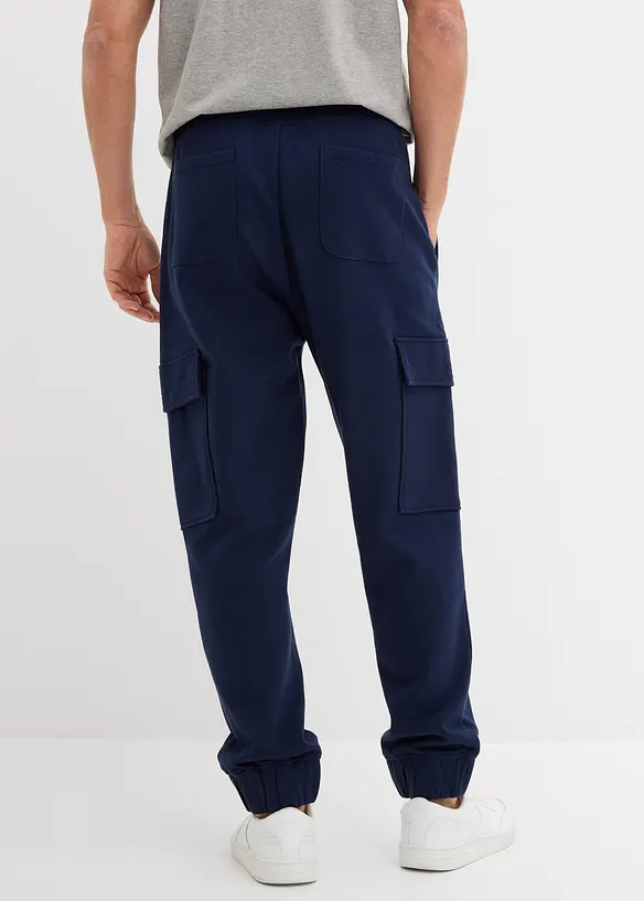 Pantalon de jogging avec poches cargo, loose, bonprix