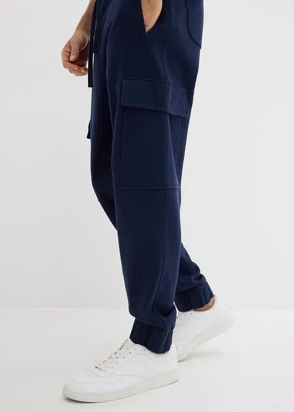 Pantalon de jogging avec poches cargo, loose, bonprix