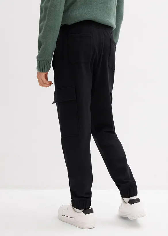 Pantalon de jogging avec poches cargo, loose, bonprix