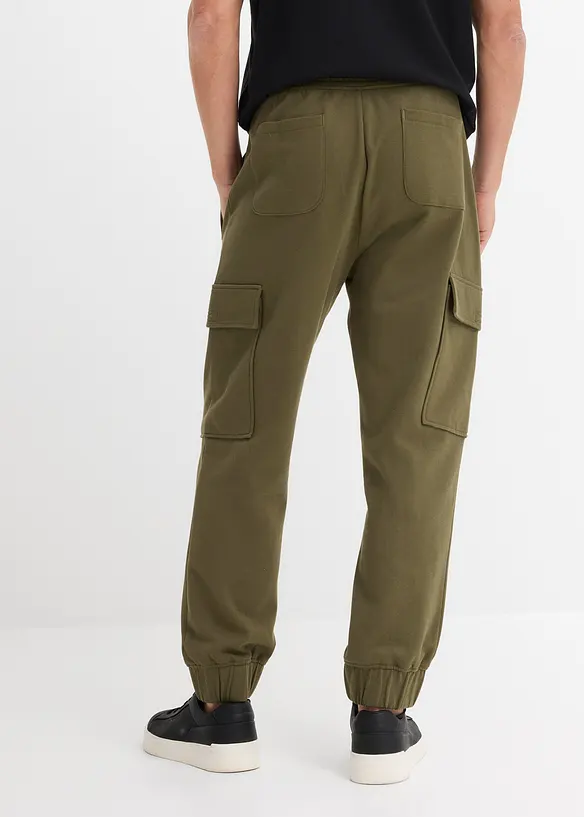 Pantalon de jogging avec poches cargo, loose, bonprix