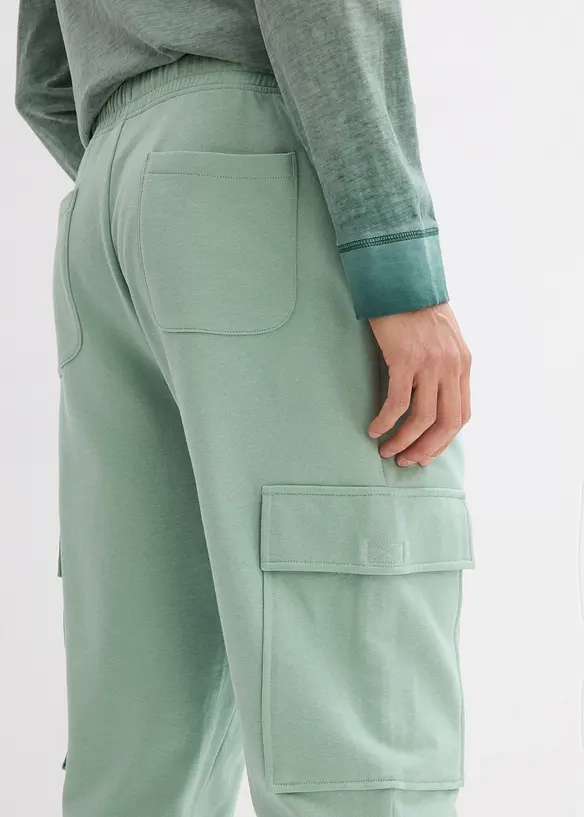Pantalon de jogging avec poches cargo, loose, bonprix